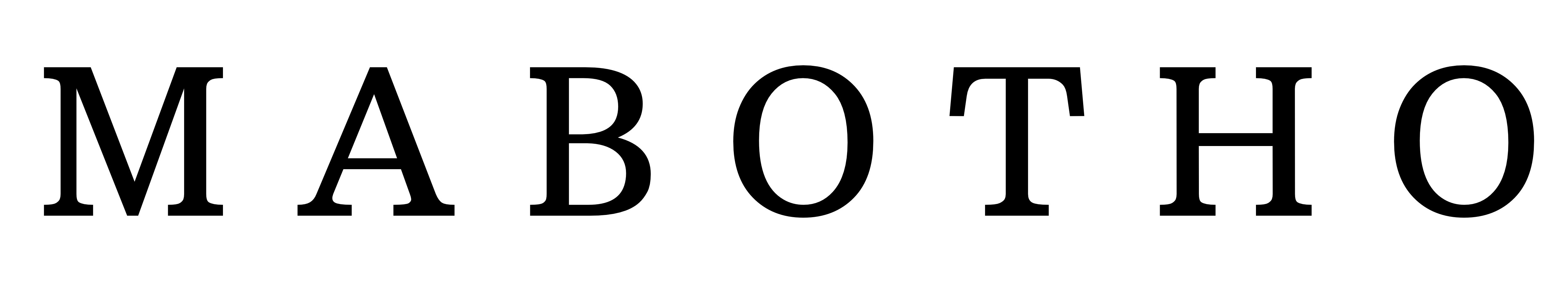 Mabotho Logo Black